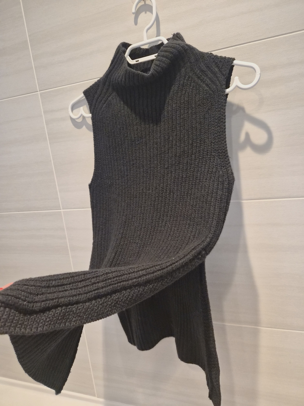 Wilfred Black Sleeveless Turtleneck Knit Top